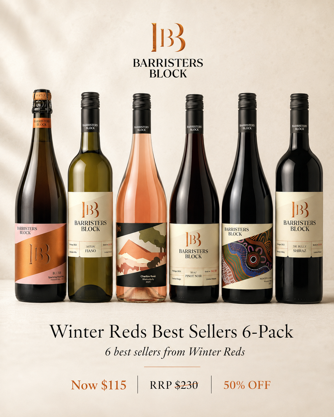 Winter Reds Best Sellers 6-Pack